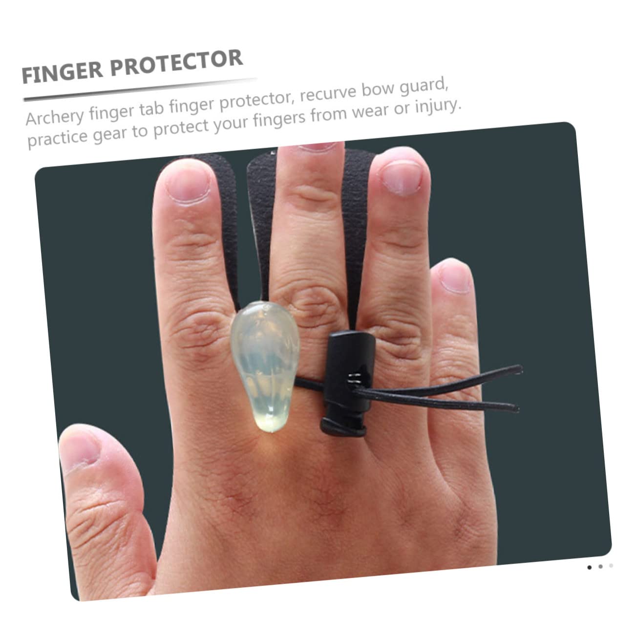 Generic Protective Sleeve for Thumb Archery Finger Protector Archery Thumb Ring Practice Gear