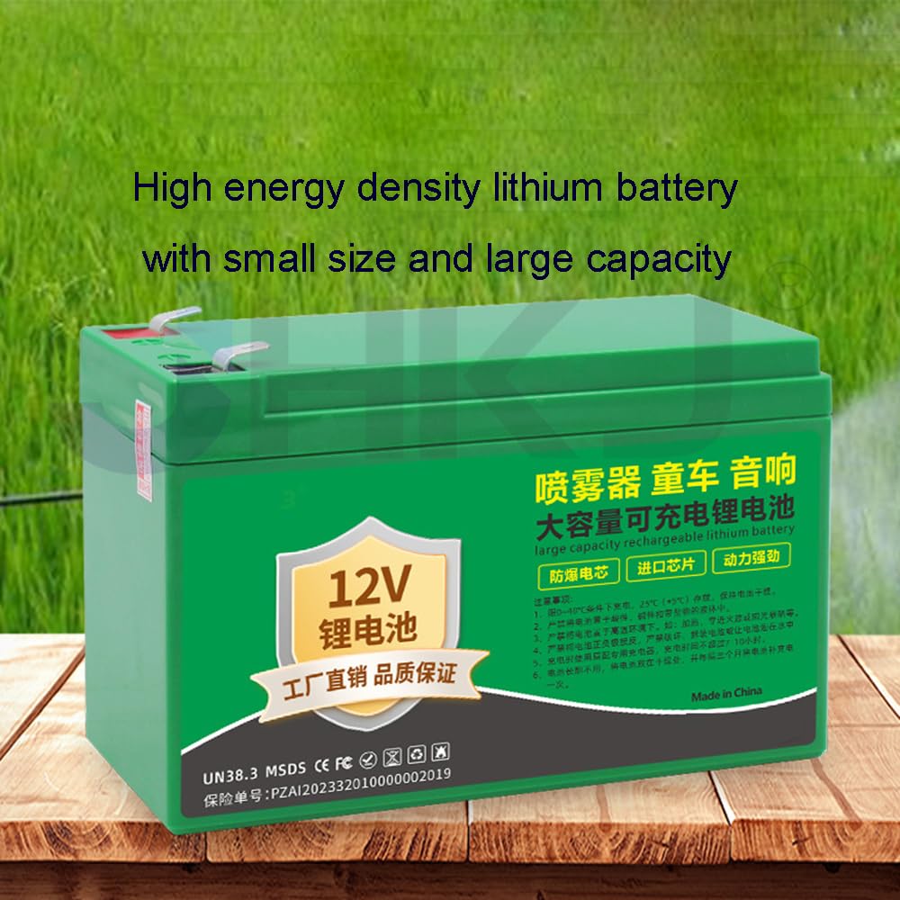 Batería de Repuesto de Litio para pulverizador eléctrico, 12 V, 8 Ah, 10 Ah, 12 Ah, 15 Ah y 20 Ah, para Almacenamiento de energía de máquinas pulverizadoras.