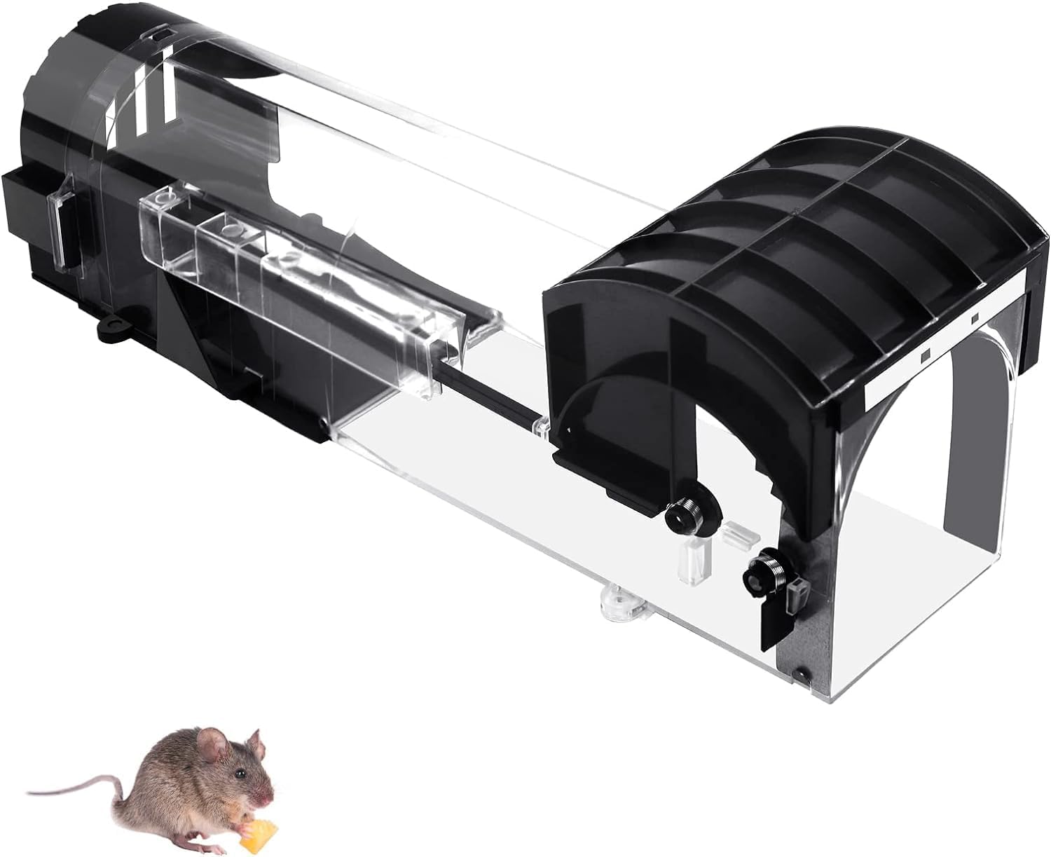 Reusable Smart Mouse Trap Cage for House Garden Patio, 32 cm Humane Rat Trap Cage, Enlarged Smart Rat Catcher and Rodent Trap for Mice, Pets, Rodents-image-49