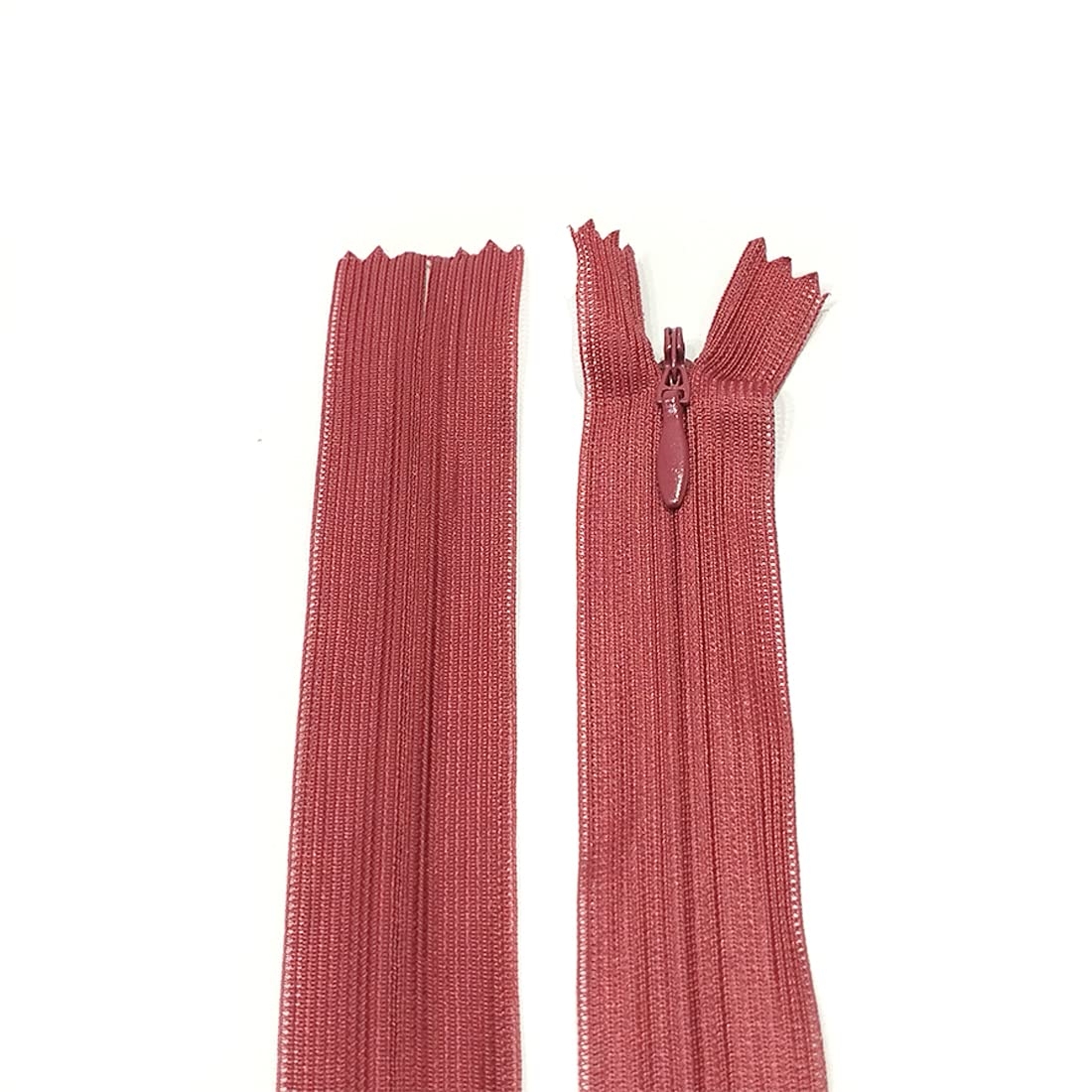 Invisible Zipper Closed, 5 Sizes and 20 Colors #3, Fine Zipper, Elegant and Discreet for Sewing on Clothes Dresses, Skirts - Image 4