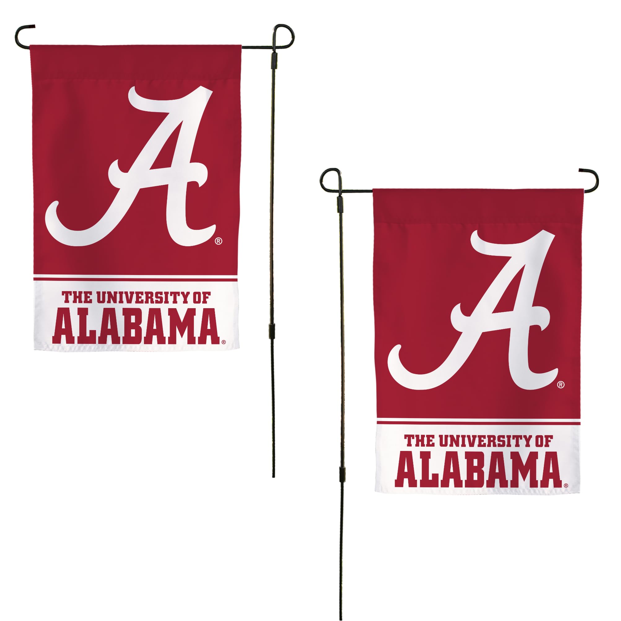 Desert Cactus University of Alabama UA Garden Flag – 19 x 12 inch Alabama Crimson Tide Banner, For Outdoor Display and Events (Design A)