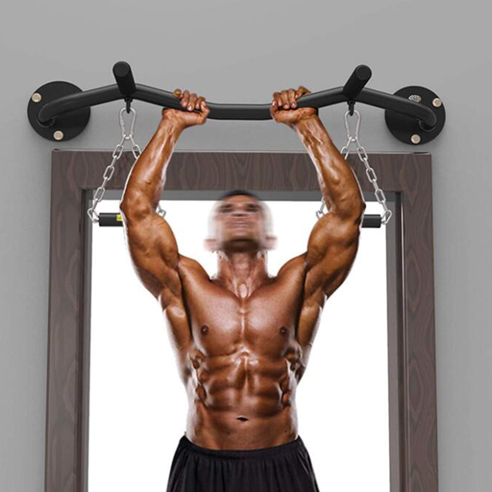 Amazon.co.jp: プッシュアップバー 壁掛け式 鋼懸垂バー、懸垂器具
