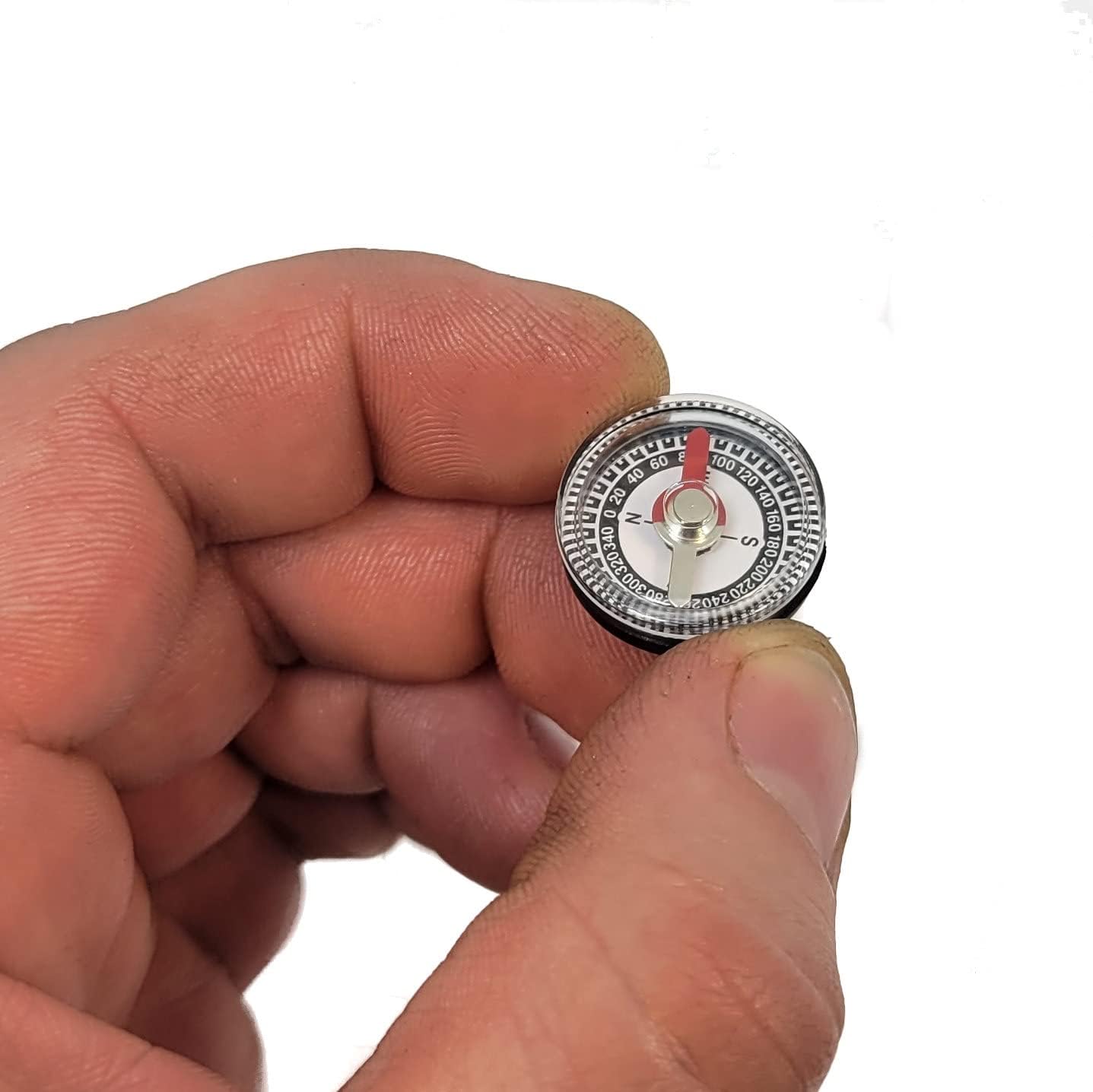 Stanley London Dozen 20 mm (0.79 inches) Diameter Small Inexpensive Air-damped Magnetic Plastic Compasses - Great for Survival Kits, Projects, or Hobbies
