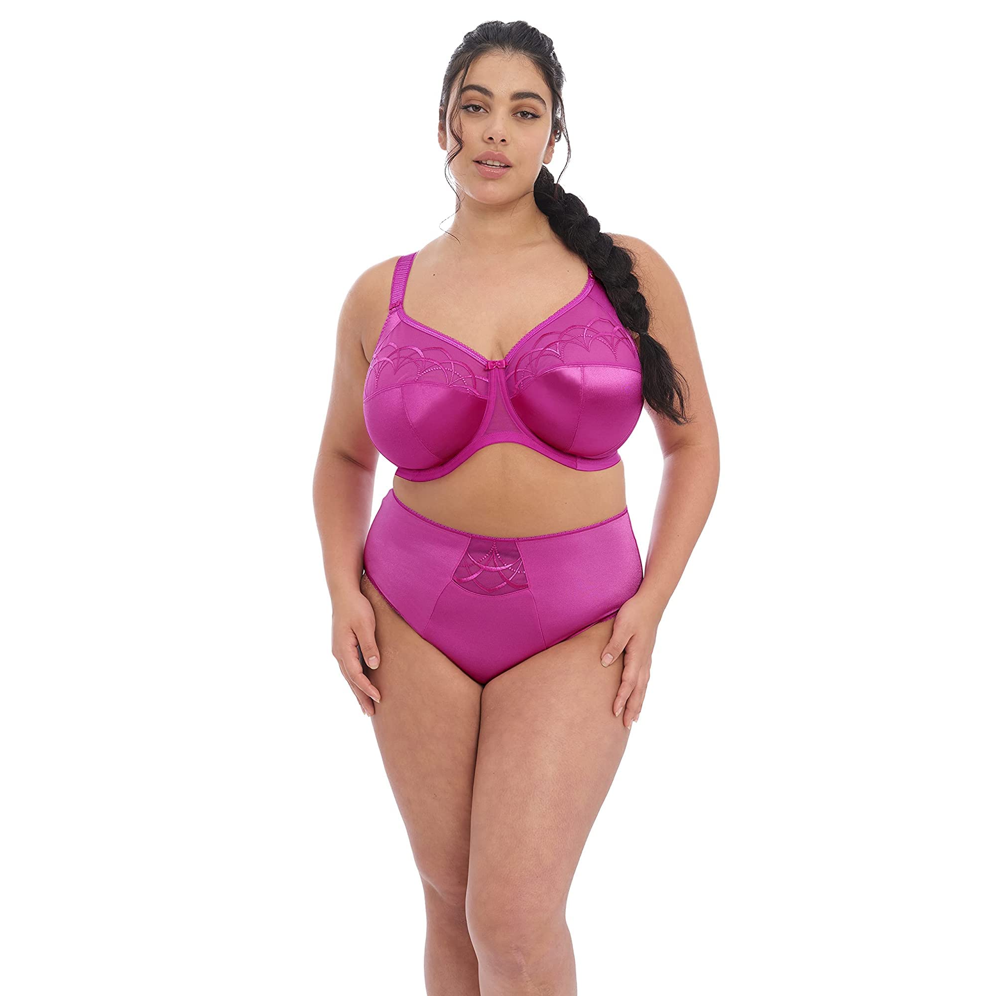 Elomi Women's Cate Full Cup Underwired Bra Coverage, Camelia, 36F