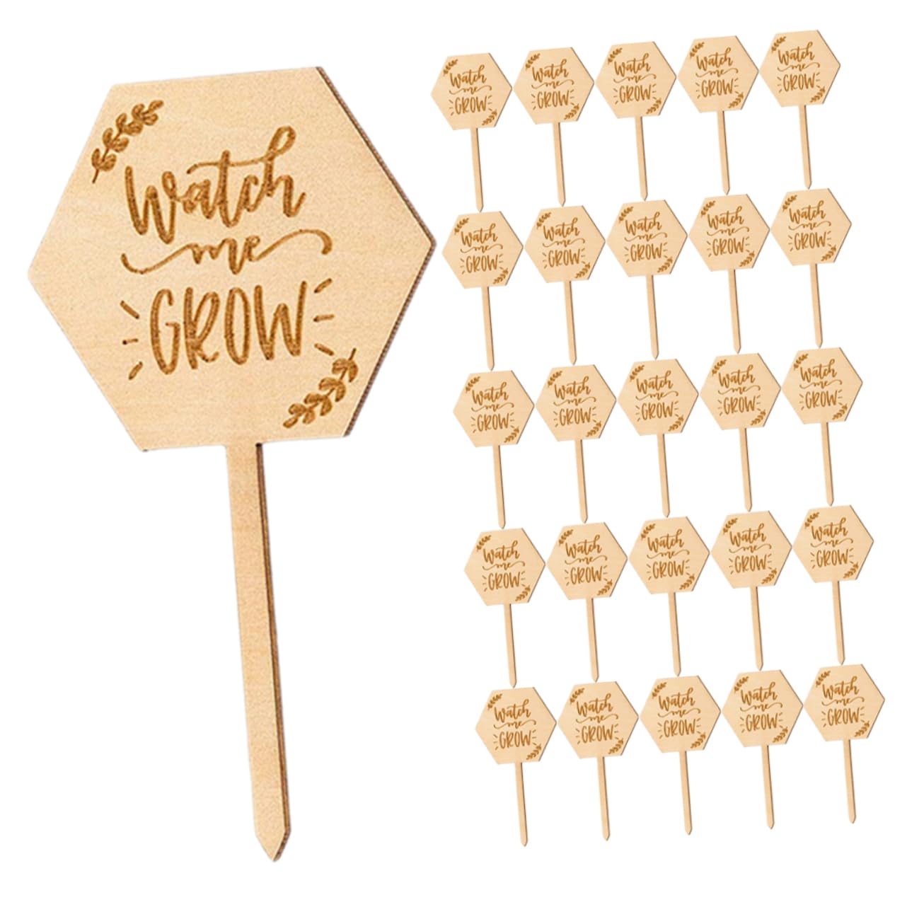 ibasenice 4 Ensembles Étiquette En Bois Étiquettes De Plantes Imperméables Pot Jardinage Nursery Planches D'identification De Fleurs Étiquettes De Pépinière 40 Pièces * 4