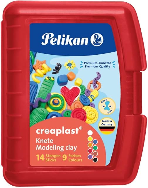 Pelikan 2056080 Plastelina, Wielokolorowy, 300 gram
