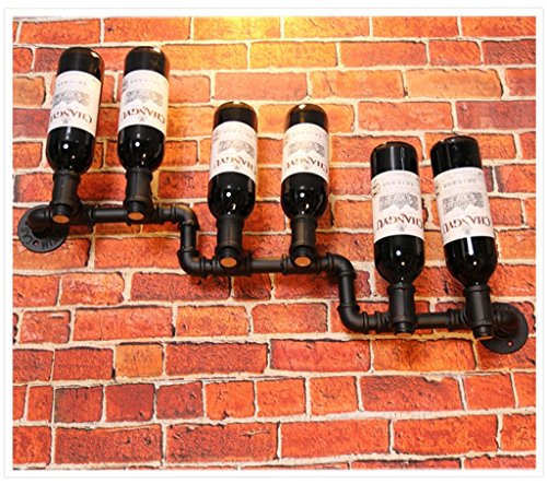 Soporte de vino de pared LUNEZY para 6 botellas miniatura 4