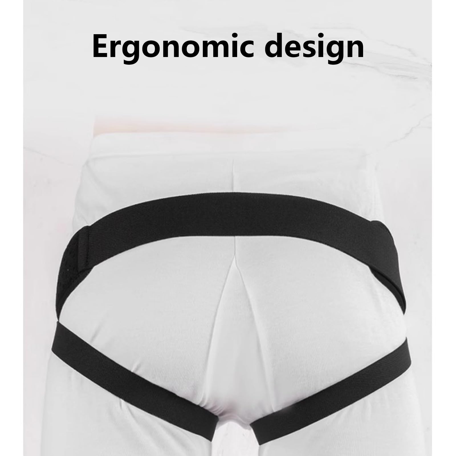 Ernia Inguinale Uomo, Cinto Erniario, Fascia Ernia Ombelicale, Cuscinetto Compressione Rimovibile Cinturino Inguinale Regolabile con Tessuto Traspirante Nido D'ape Per Alleviare Il Disagio ernia(Black