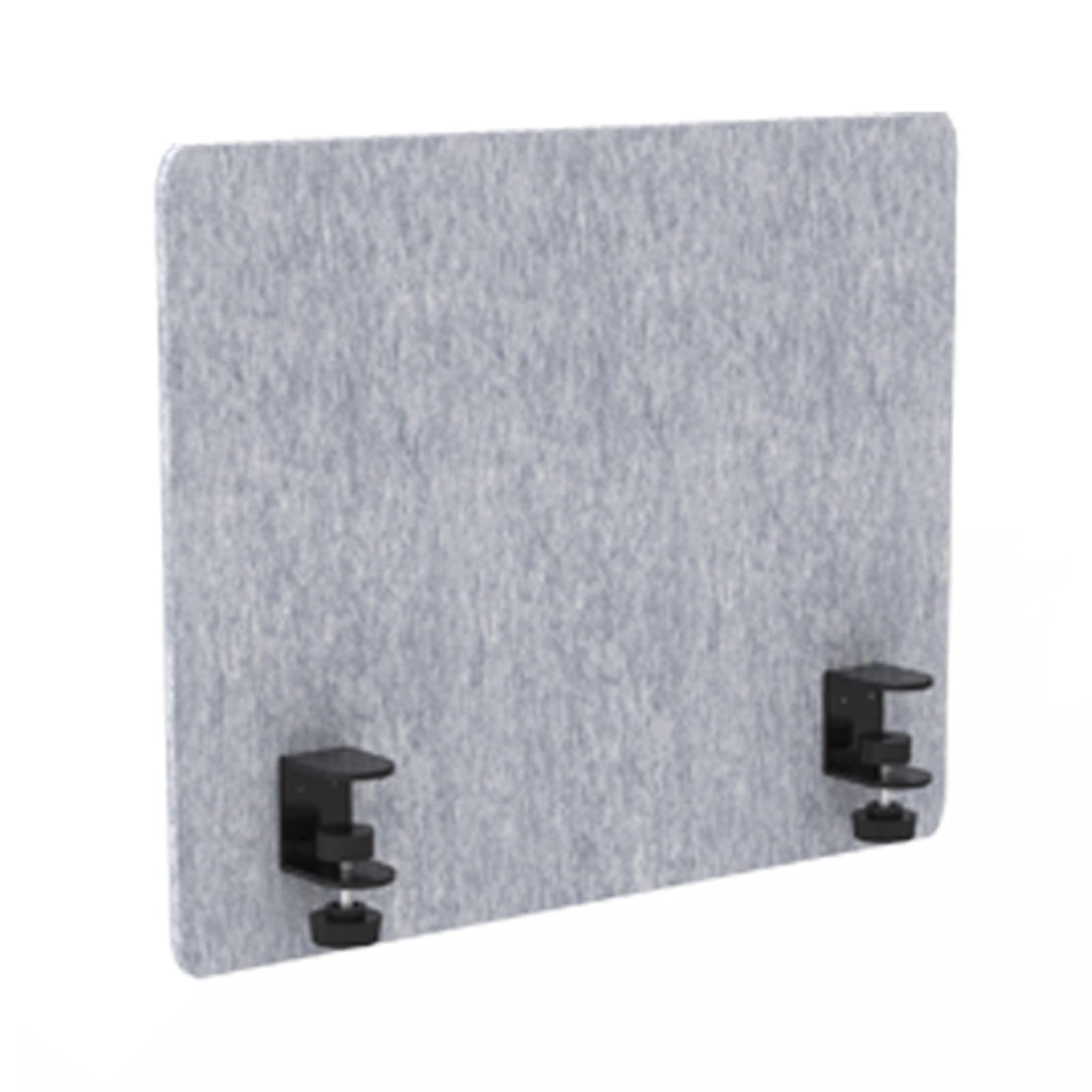GDMDPTE Desk Privacy Panel High Density Fiberboard Noise Reduction Study Screen Sound absorbing Modesty Panel Gray 2pcs 50x50cm