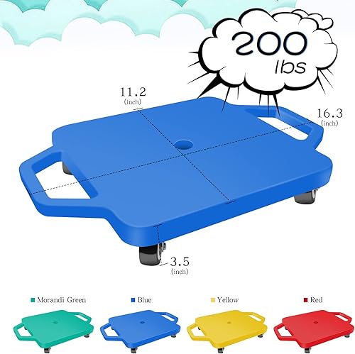 Miniatura 2 de Patinete deportivo con asas, patinete de piso, patinete sentado para actividades deportivas infantiles, edad más de 6 años