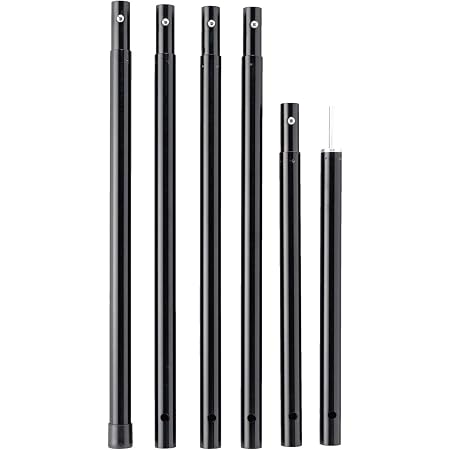 Amazon Viaggio タープポール テントポール 高さ調節 5段階 130 235cm F28mm 2本セット 収納ケース ロープ付 Viaggio ポール