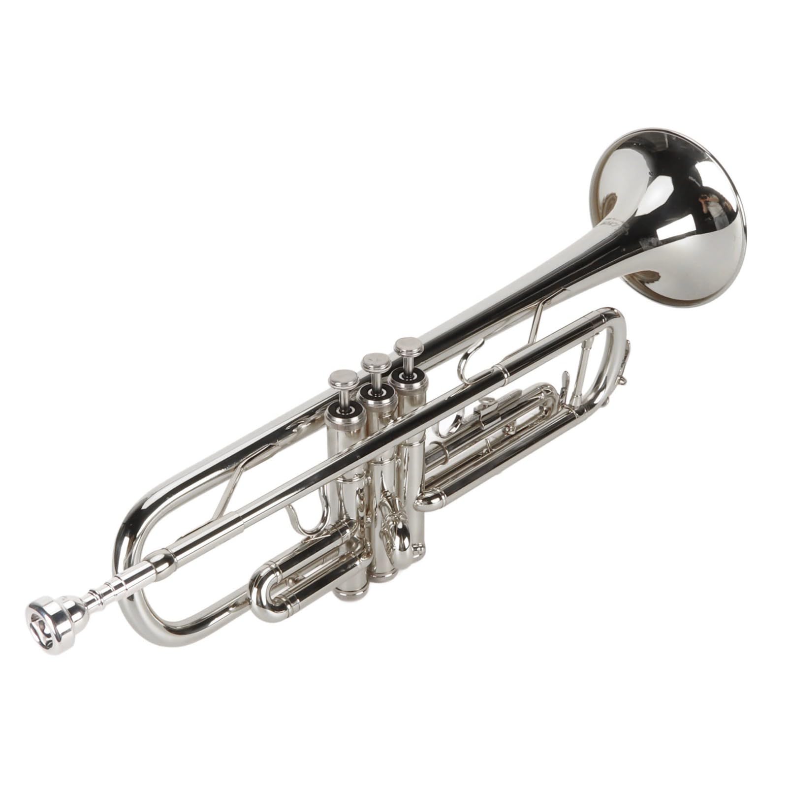 Tromba in Sib, Set di Tromba Standard in Sib Professionale con Bocchino e Panno per la Pulizia, Strumento a Fiato per Tromba per Studenti Bassi per Studenti, Principianti, Adulti
