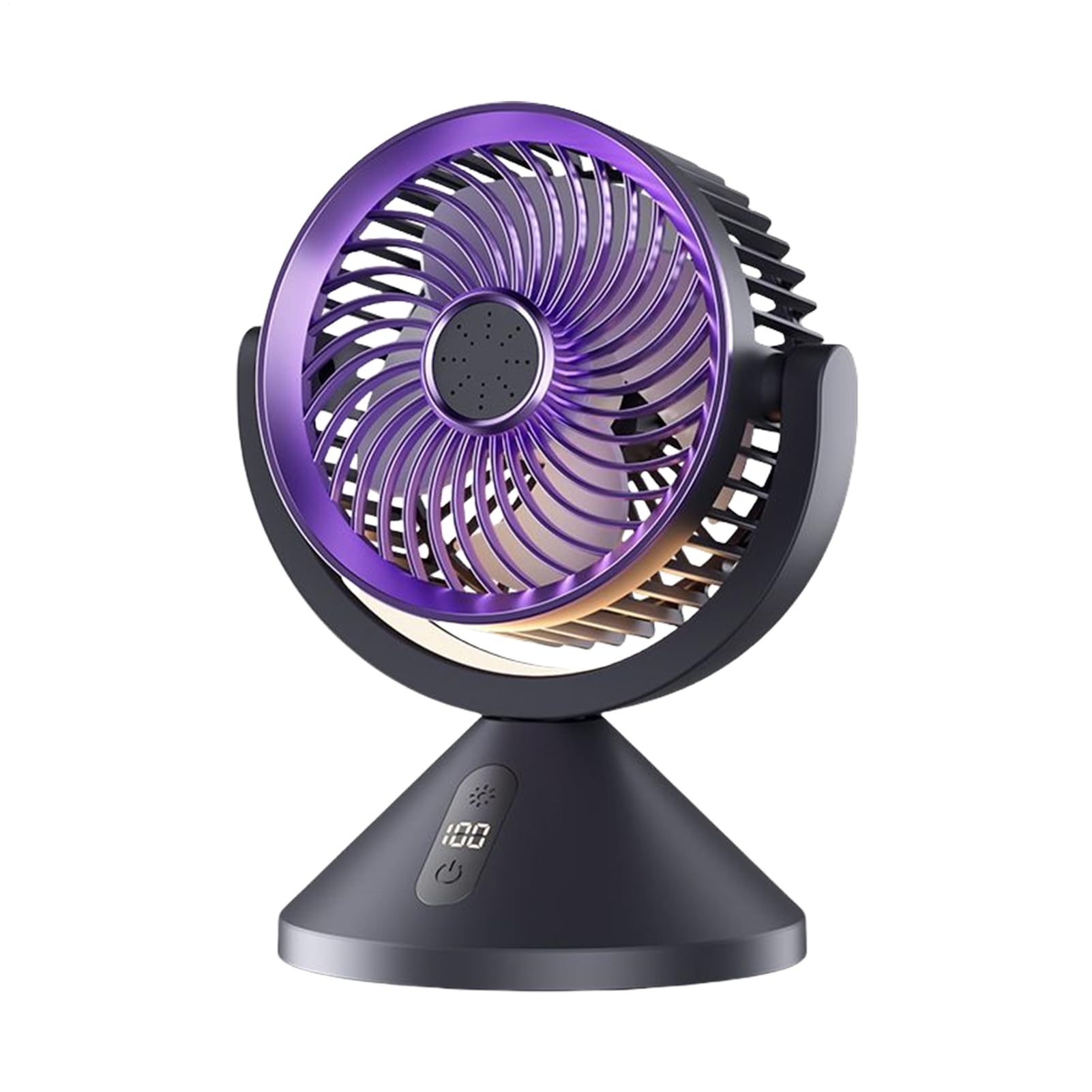 Ventilateur de circulation d air de bureau rechargeable 100 vitesses été