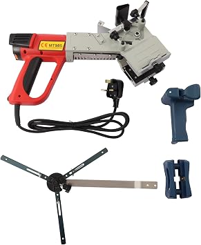 220V 2000W Portable Edge Bander Banding Machine Trimmer Triangle Bracket Curve/Straight Edge Banding Machine Woodworking for Home Construction Sites Factories