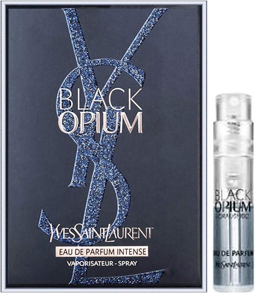 Black Opium Intense Eau De Parfum Intense Spray, Sample Travel Size, 0.04 fl oz / 1.2 ml