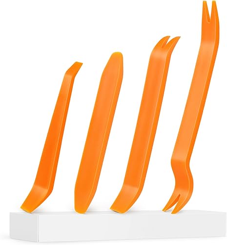 Miniatura 150 de GOOACC Kit de herramientas de eliminación de molduras automáticas de 9 piezas, kit de herramientas antiarañazos para el audio del automóvil, kit