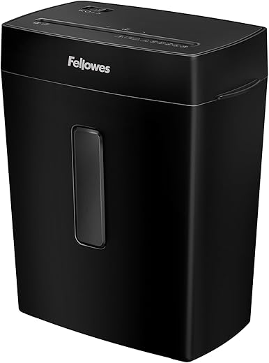 Fellowes Powershred FS-8C 8 Sheet Cross Cut Personal Shredder for Home and...