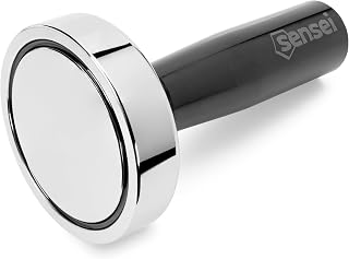 SENSEI® Imán de Neodimio Potente con Mango – Ø 60 mm, Fuerza de Atracción 150 kg, Imán con Rosca M8 para Taller e Industria