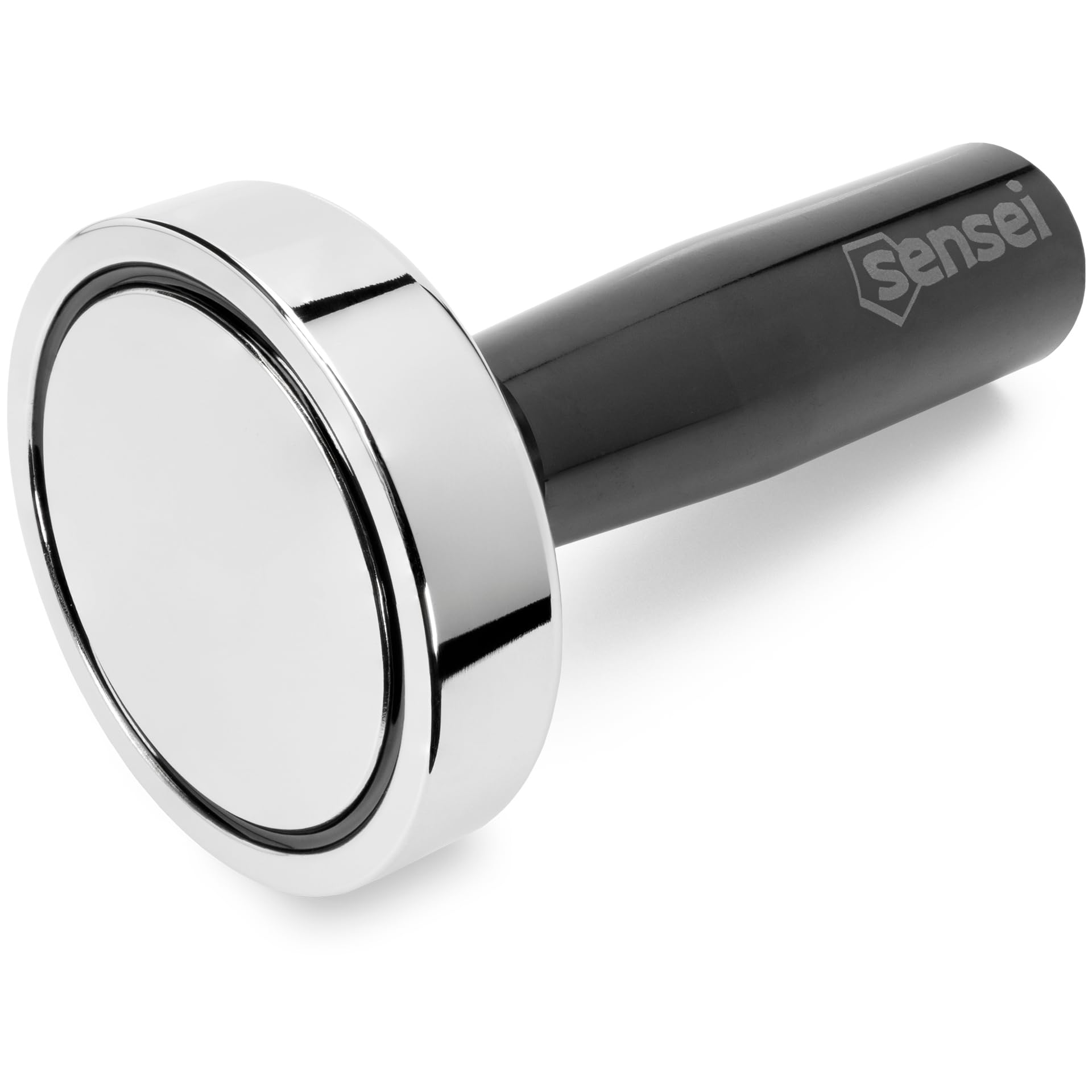 SENSEI® Magnete al Neodimio Potente con Manico – Ø 60 mm, Forza di Attrazione 150 kg, Calamita Filettata M8 per Officina e Industria