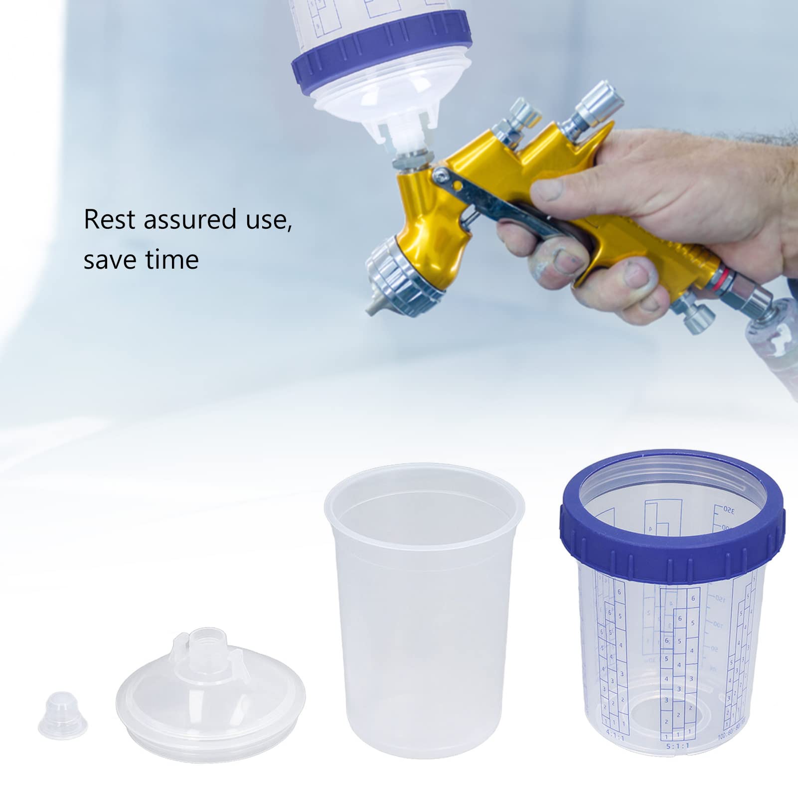 Amazon.co.jp: 使い捨てスプレーガンカップ プ 使い捨てペイント