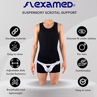 FlexaMed Suspensory Scrotal Support - Medium