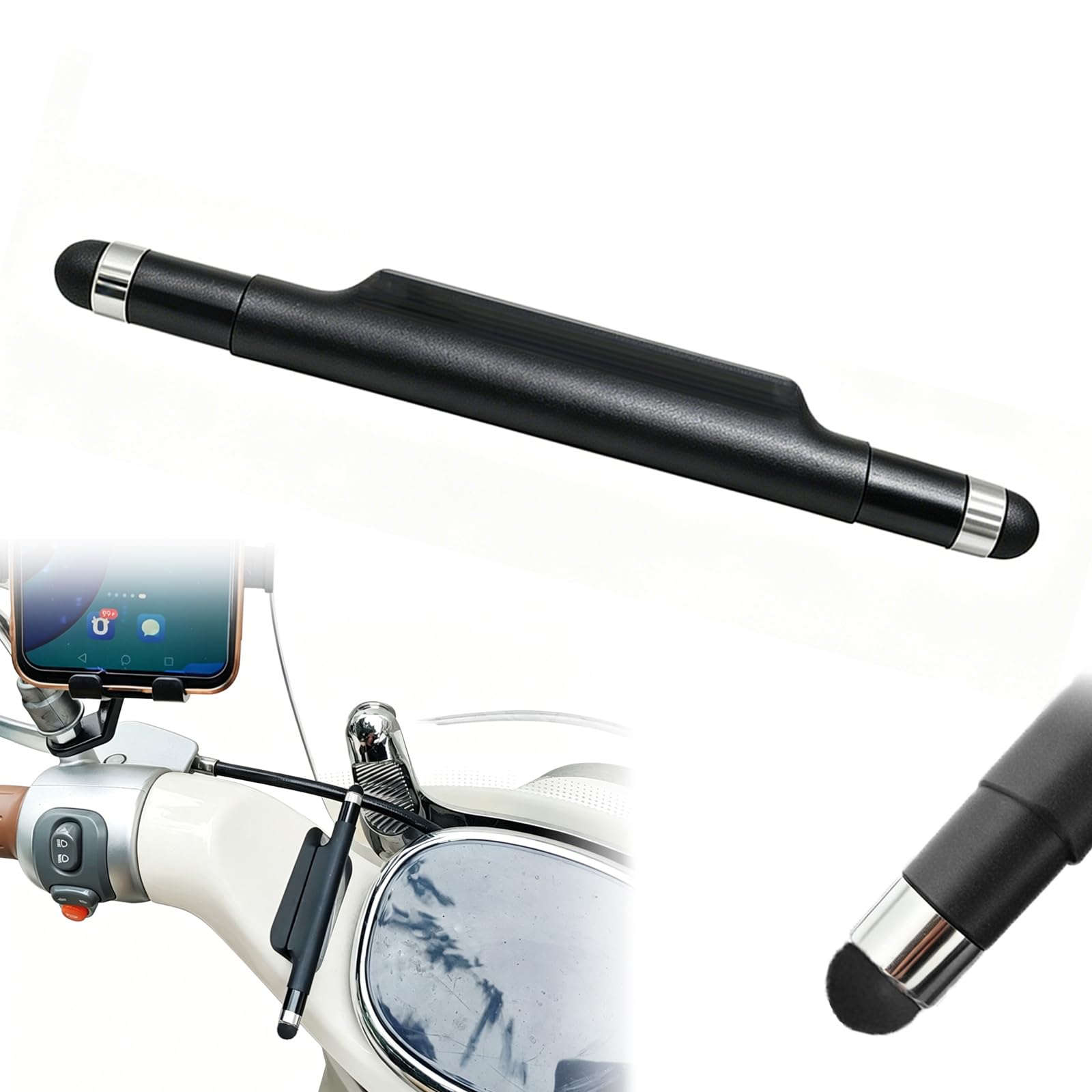 Amazon.co.jp: バイク用タッチペン 両頭 スタイラスペン スマホ
