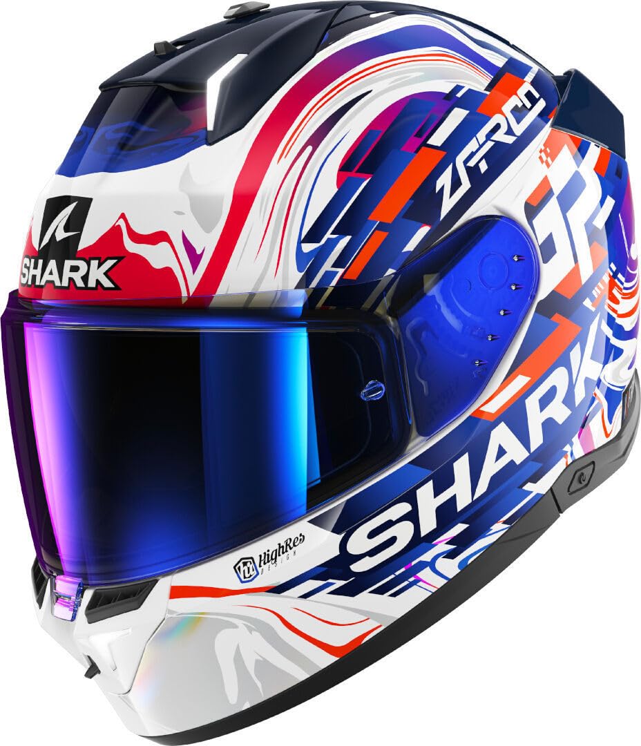 SHARK, Casque Moto Intégral SKWAL i3 ZARCO GP DE France WVB, XS