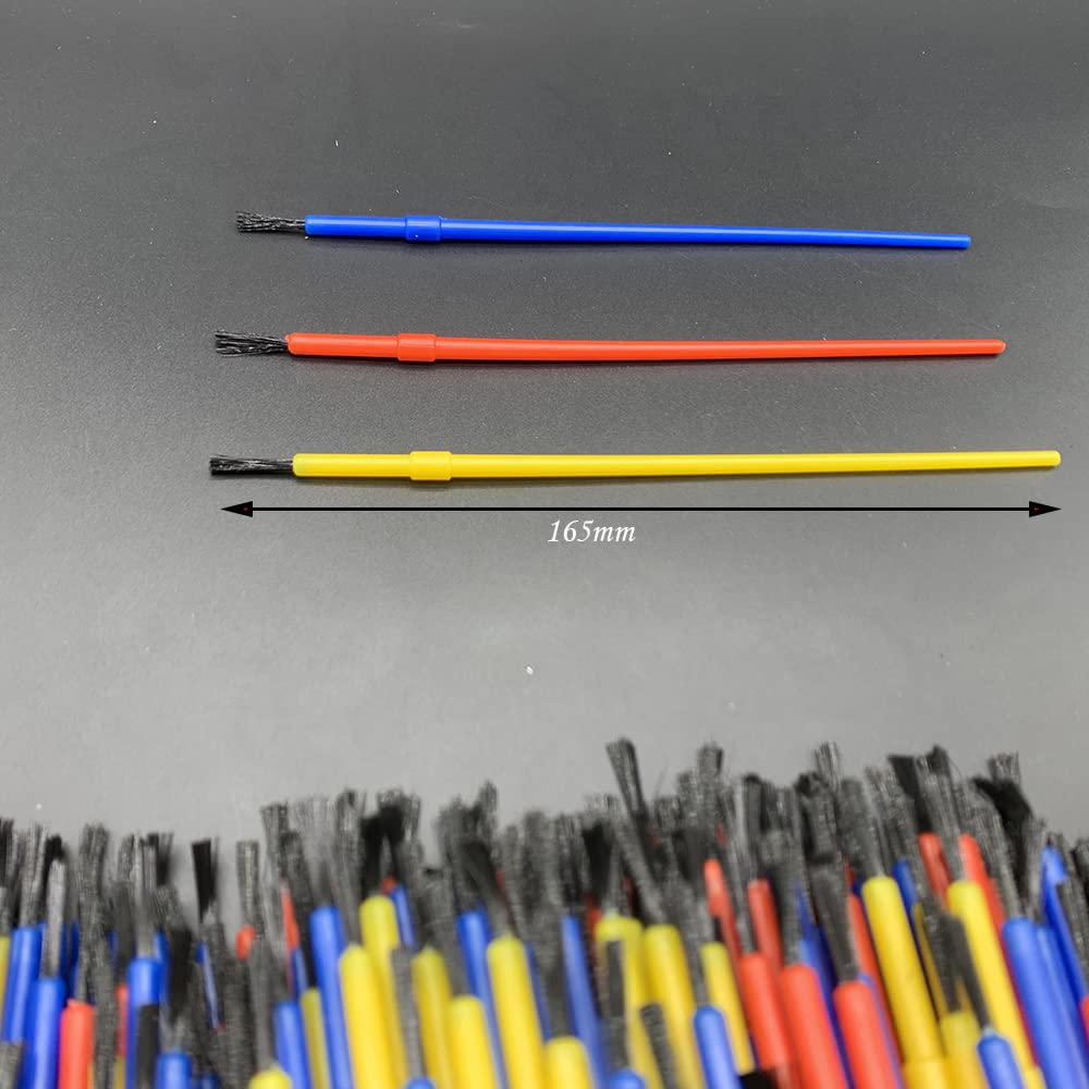 Juego de 150 pinceles de pintura de plástico, pinceles de pintura acrílica, pinceles de acuarela, kit de pintura de detalles coloridos, suministros de arte para pintura acrílica, aceite, acuarela