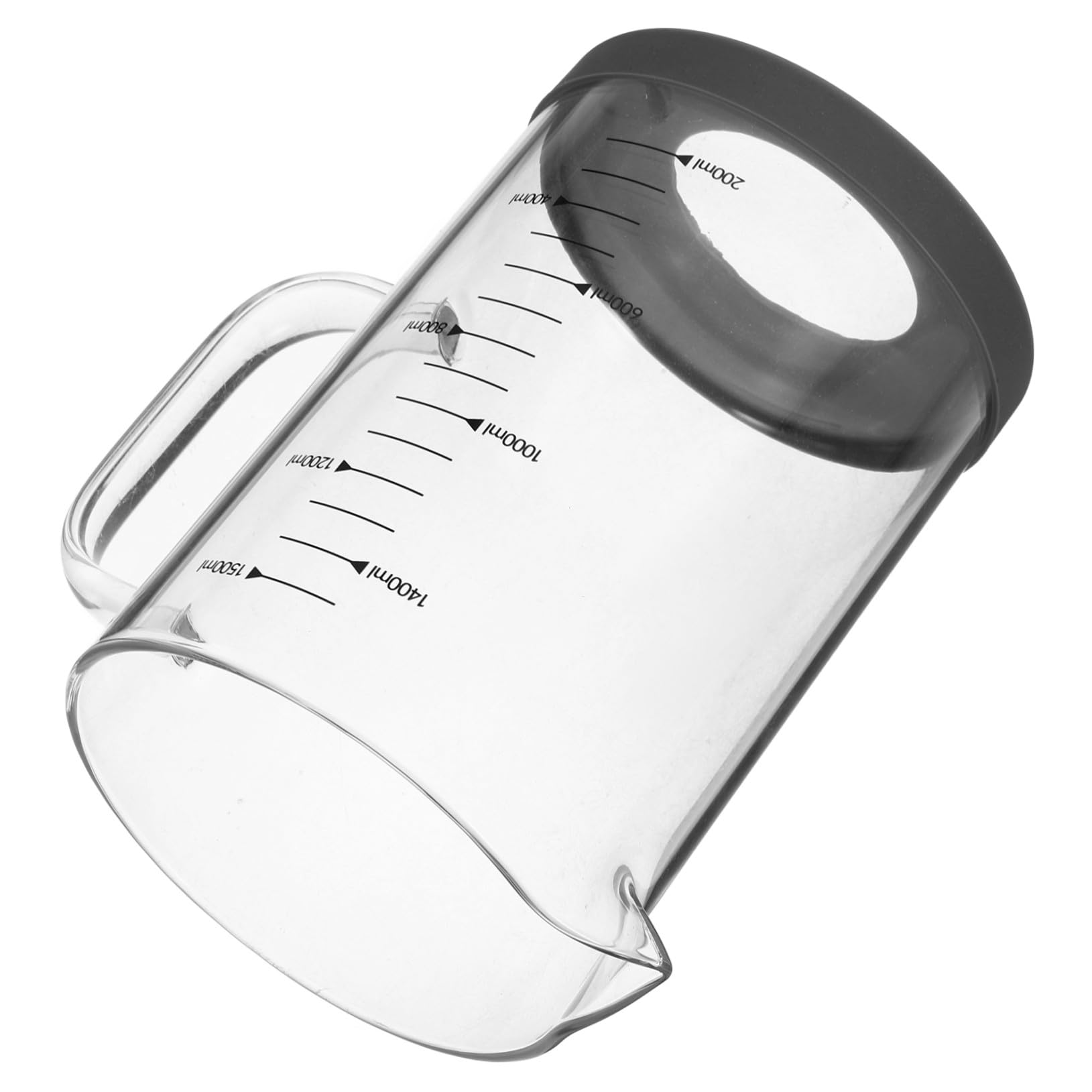 Messbecher aus Glas 1500ml mit Henkel und Skala, Präzise