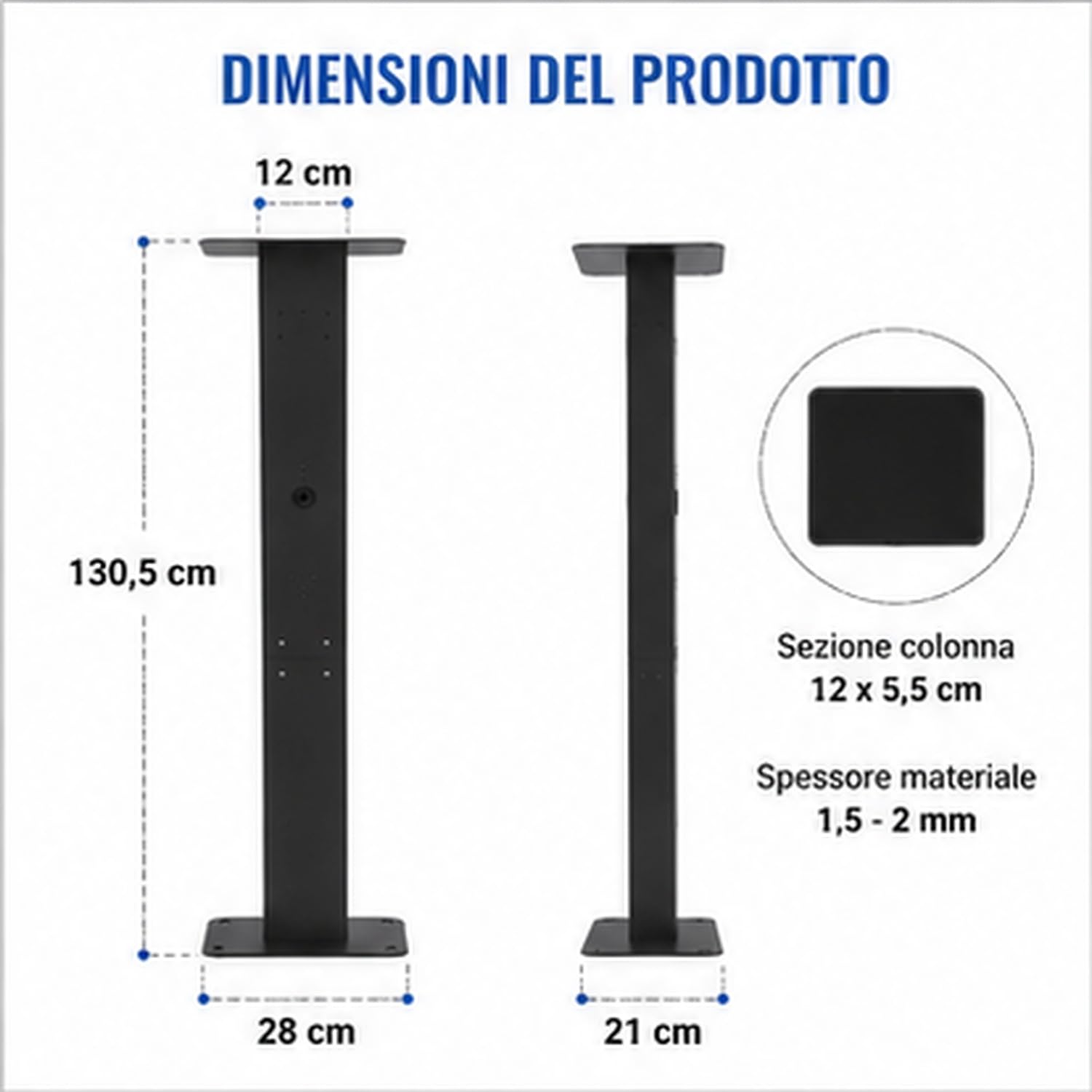Soporte universal para Wallbox, para estaciones de carga para coches eléctricos, aleación de aluminio y aleación de neodimio para exterior, interior, garaje, aparcamiento