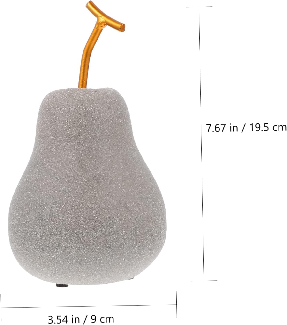 Ceramic Decorative Fruit Ornament Lifelike Household Adornment for Parties Vibrant Colors for Desktop Decor and Housewarming Gifts