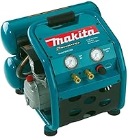 Makita MAC2400 2.5 HP Big Bore Air Compressor - 4.2 CFM @90 PSI, Twin Stack 4.2 Gal, Quiet 79dB Job Site Powerhouse
