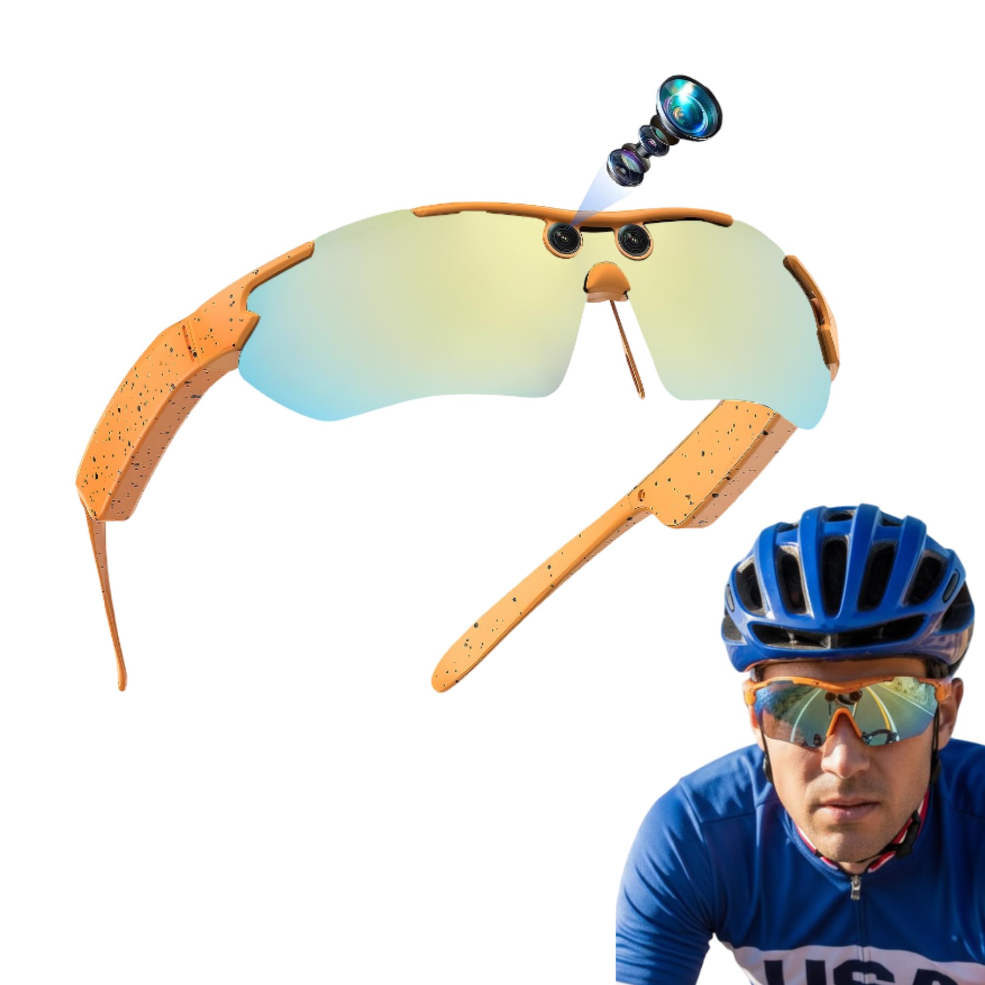 ANUMITRA AI Glasses with Camera AI Smart Glasses with Camera 8 MP 1080P HD Video Glasses ChatGPT AI