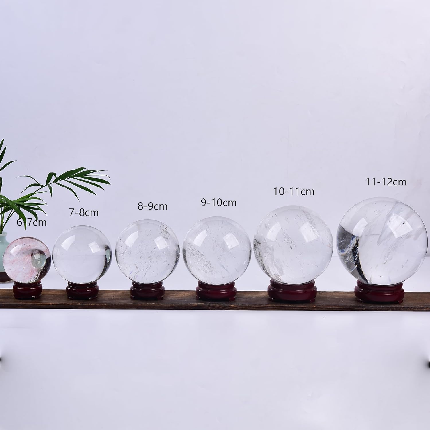 JIC Gem Large Smelting White Quartz Sphere Ball Artificial Healing Crystal Stone Decorative Ball with Stand Reiki Chakra Meditation Gift 3.93-4.33 Inch