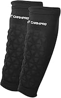 CHAMPRO Tri-Flex Padded Compression Forearm Sleeves - Flexible Protection for Basketball, Football, Hockey & More