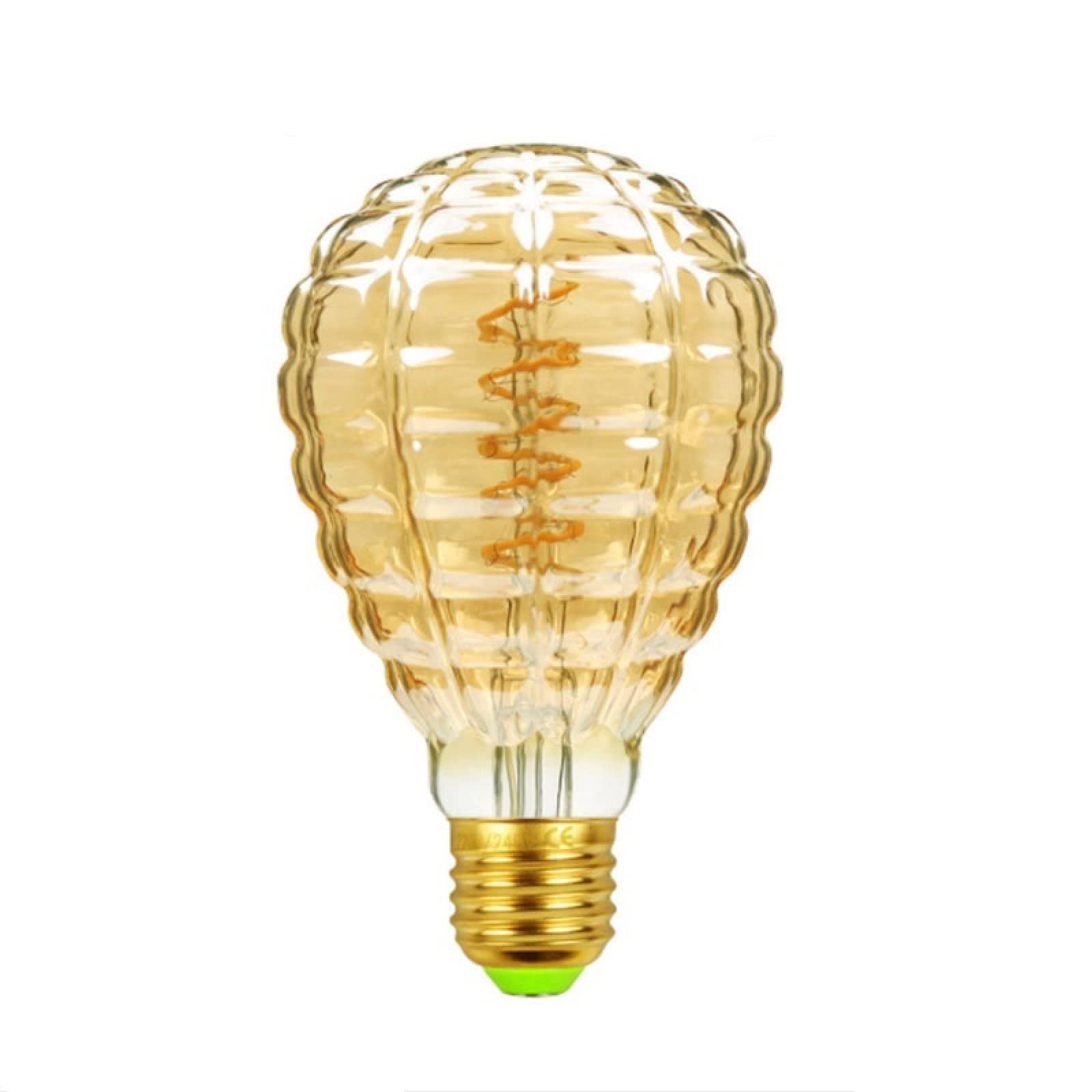 LEEVUS Ampoule Edison vintage 1 pièce rétro Edison E27 220 V 4 W rétro spirale filament LED lampe économie d'énergie éclairage LED 01