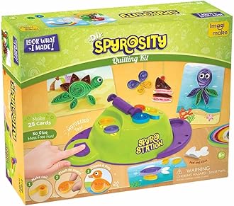 Quill On Spyrosity Explore Quilling Craft Kit | Arts and Crafts for Kids Ages 6-8 | Girls Toys Age 6-8 | Paper Crafts for Kids Ages 4-8 | Birthday Gifts for 5 Year Old Boys & Girls