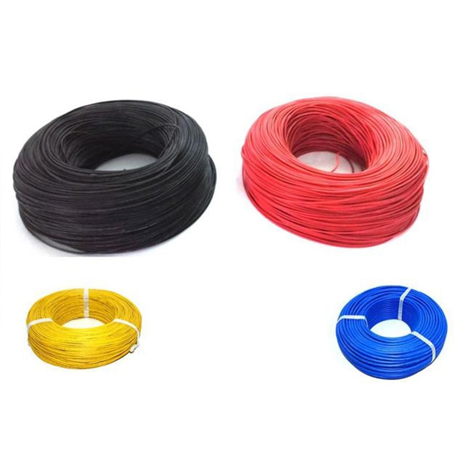 Outdoor Extension 1 Meter Soft Heat-Resistant Silicone Wire Cable 12AWG 14AWG 16AWG 18AWG 20AWG 22AWG 24AWG 26AWG 28AWG 30AWG Solar sheathed(Color:Green,Size:1meter 26AWG)