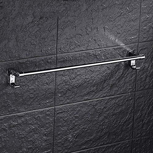 Preisvergleich Produktbild AINIYF Badezimmer Regal Wandhalterung 304 Edelstahl mit Handtuchhalter gebürstet Heavy-Duty-Nichtrostender Kein Bohren (Size : Single layer-60cm)