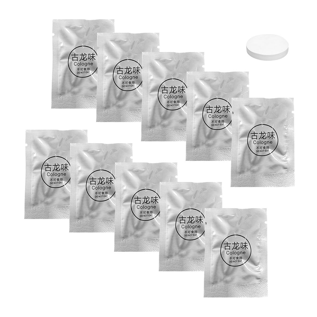 10 PCS Car Air Vent Clip Replacement Pads, Automotive Air Vent Clip Freshener Refills Solid Fragrance Replacement Tablets, Fresh Long Lasting Air Freshener, Car Accessories (Cologne)