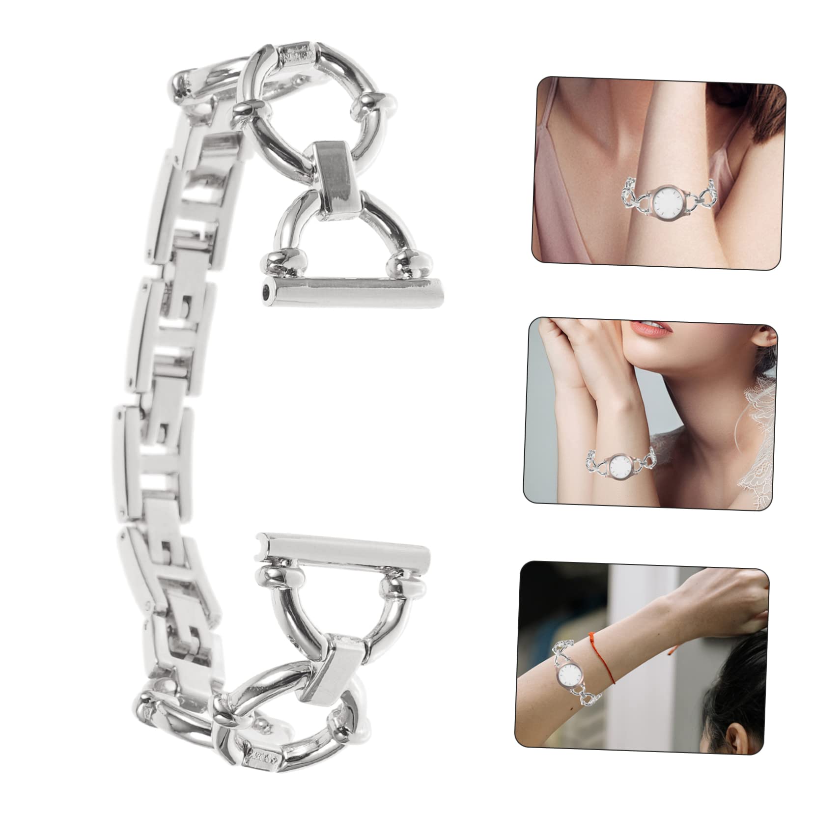UPKOCH 2 Sätze Watch4-Armband for women presents for women Uhrenarmband Kettenarmbänder Bands tragbares Uhrenarmband charmantes ersetzen Anschauen Lieferungen Gurt