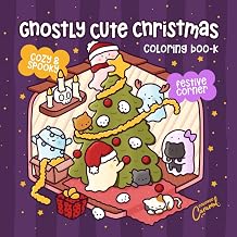 Ghostly Cute Christmas Coloring Book Cozy & Spooky Festive Corner