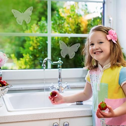 Miniatura 2 de WindowAlert - Calcomanías anticolisión para pájaros – Calcomanía transparente para ventana para proteger a las aves silvestres de colisiones contra