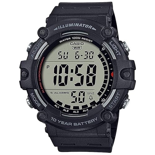 Casio Illuminator AE1500WH Series | 10-Year Battery | LED Backlight