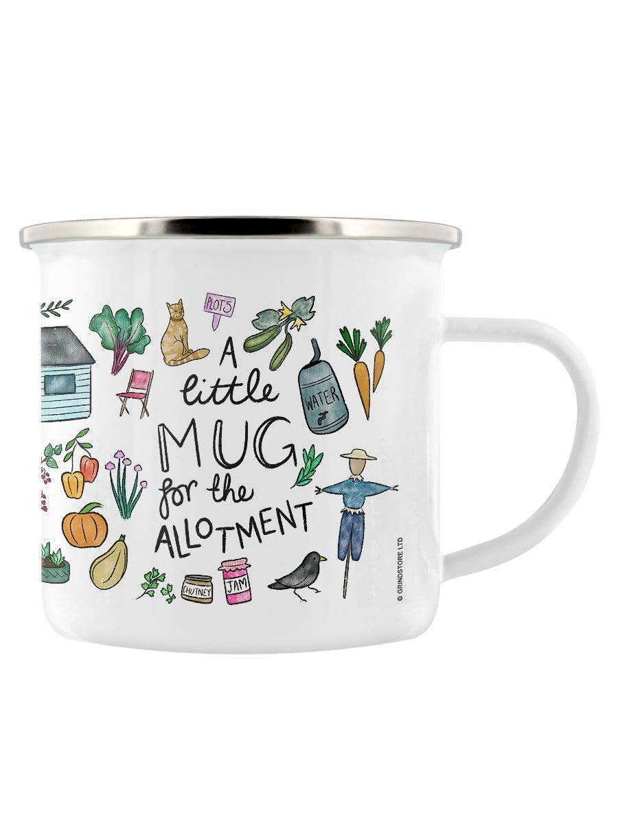 Stubbs Mugs A Little Mug for the Allotment Enamel Mug 10oz
