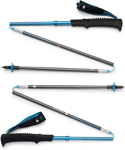 Miniatura 1 de BLACK DIAMOND Distancia Carbon Z - Bastones de senderismo y correr, par de bastones de senderismo plegables, ultraligeros y de longitud fija de