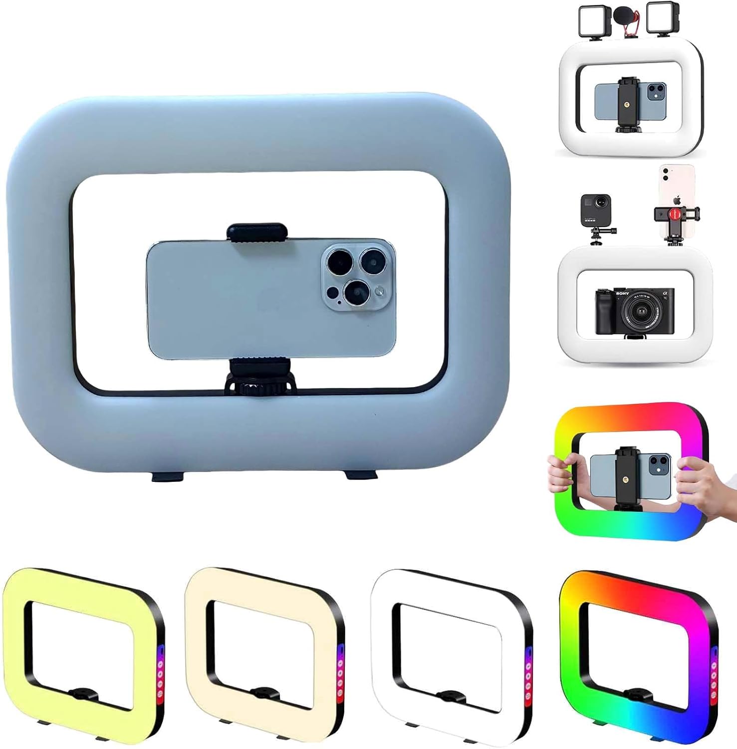 Amazon.com: Ring Light for Phone, Phone Ring Light Stabilizer for Video ...