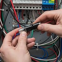 Vista 4 de Conector de doble cable con hebilla de bloqueo, cable de bloqueo ignífugo, conectores rápidos para iluminación LED, adecuado para reparaciones