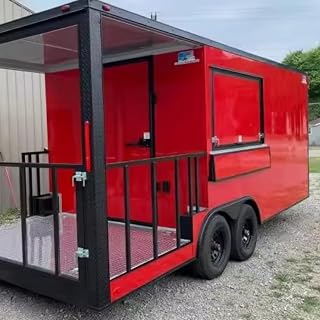 Transportation Hub Food Trailer, Station Transfer Cart, Passenger Terminal Mobile Cart, Efficient & Fast, Ideal for Stations & Airport Hubs