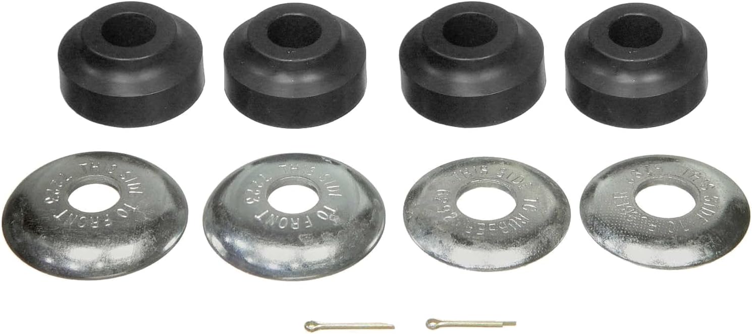 Front Suspension Strut Rod Bushing Kit Replacement 3633112, 3491238, 3491239 1 x for Dodge D150 D200 D100 Pickup 1972 1973 1974 1975 1976 1977 1978 1979 1980 1981 1982 1983 1984-1993